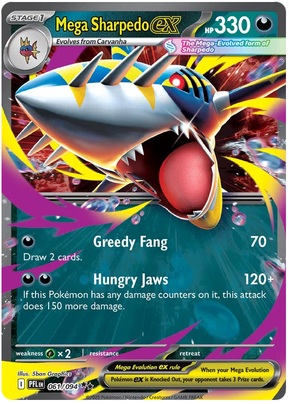 Mega Sharpedo ex