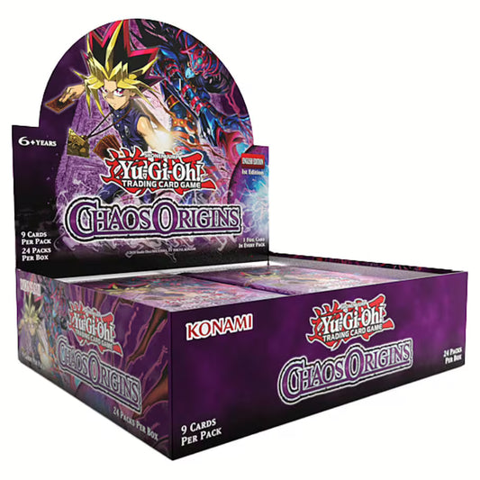 Yu-Gi-Oh! Chaos Origins Booster Display