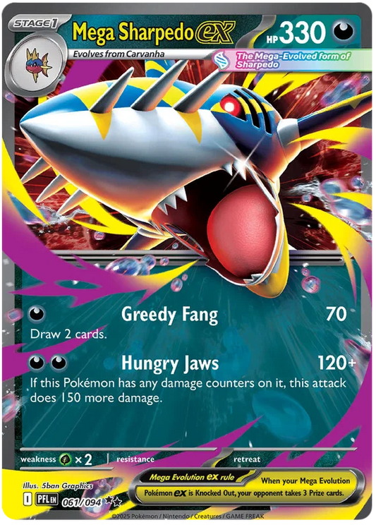 Mega Sharpedo ex